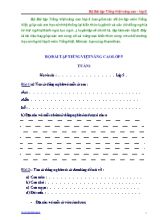 Bộ bài tập Tiếng Việt nâng cao Lớp 5